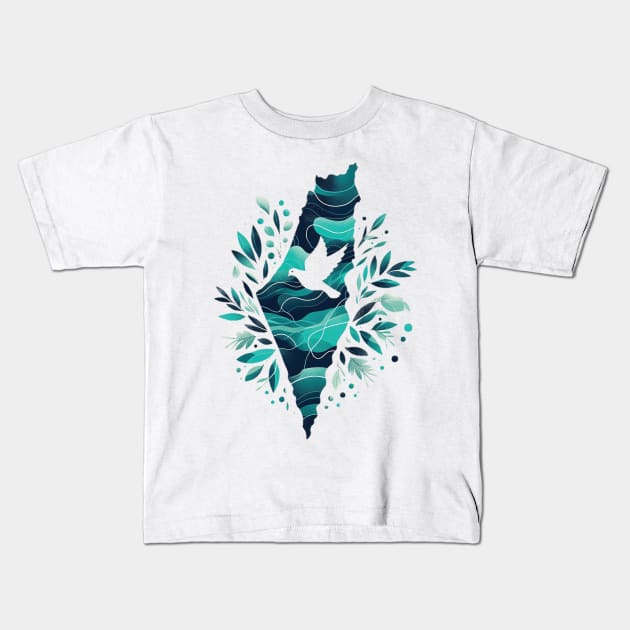 Free palestine free gaza Kids T-Shirt by Trendsdk